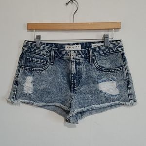 Bullhead Low-Rise Ripped Jean Shorts